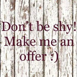 Offers welcome! Most reasonable ones accepted! ☺️